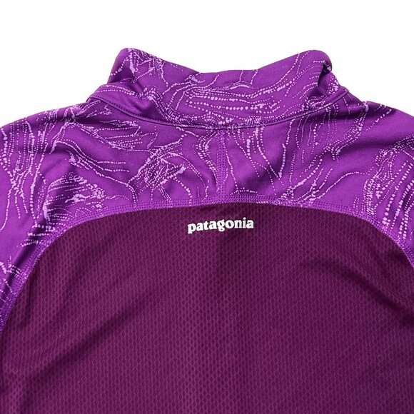 Patagonia All Weather Zip Neck Lightweight Performance Pullover Womens Medium - Picture 11 of 12